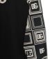 中古・古着 DOLCE & GABBANA (ドルチェ＆ガッバーナ) ロゴ袖スウェット ブラック×ホワイト サイズ:46：49800円