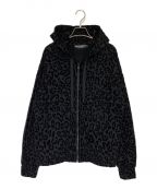 DOLCE & GABBANAドルチェ＆ガッバーナ）の古着「レオパード パーカー」｜ブラック