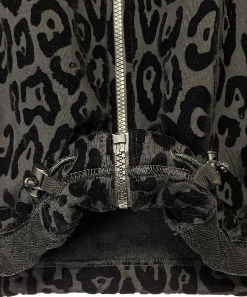 DOLCE & GABBANA（ドルチェ＆ガッバーナ）DOLCE & GABBANA (ドルチェ＆ガッバーナ) レオパード パーカー ブラック サイズ:Sの古着・服飾アイテム