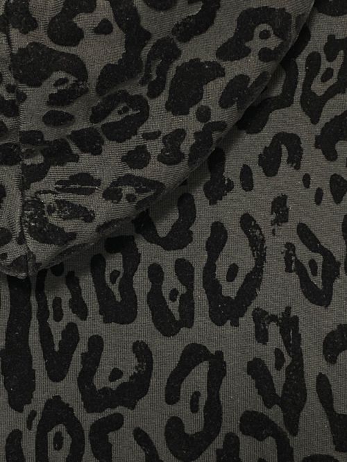 DOLCE & GABBANA（ドルチェ＆ガッバーナ）DOLCE & GABBANA (ドルチェ＆ガッバーナ) レオパード パーカー ブラック サイズ:Sの古着・服飾アイテム