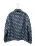 LOUIS VUITTON (ルイ ヴィトン) ダイヤモンドダミエ総柄中綿ブルゾン ブルー サイズ:46：175000円
