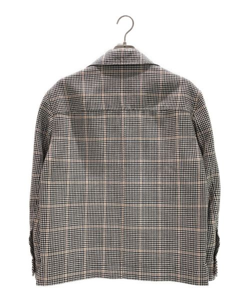 DIOR HOMME（ディオール オム）DIOR HOMME (ディオール オム) 千鳥格子CPジャケット ライトグレー×ブラック サイズ:46の古着・服飾アイテム