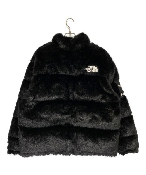 SUPREME（シュプリーム）SUPREME (シュプリーム) THE NORTH FACE (ザ ノース フェイス) Faux Fur Nuptse Jacket ブラック サイズ:Lの古着・服飾アイテム