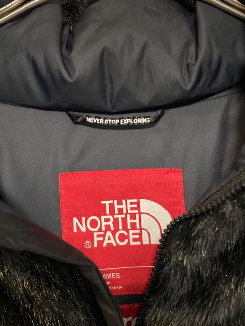 SUPREME（シュプリーム）SUPREME (シュプリーム) THE NORTH FACE (ザ ノース フェイス) Faux Fur Nuptse Jacket ブラック サイズ:Lの古着・服飾アイテム