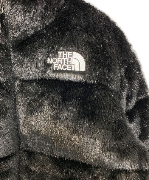 SUPREME（シュプリーム）SUPREME (シュプリーム) THE NORTH FACE (ザ ノース フェイス) Faux Fur Nuptse Jacket ブラック サイズ:Lの古着・服飾アイテム