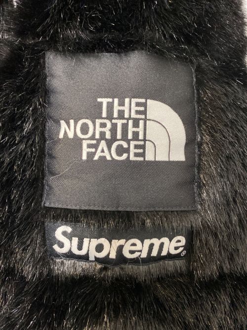 SUPREME（シュプリーム）SUPREME (シュプリーム) THE NORTH FACE (ザ ノース フェイス) Faux Fur Nuptse Jacket ブラック サイズ:Lの古着・服飾アイテム
