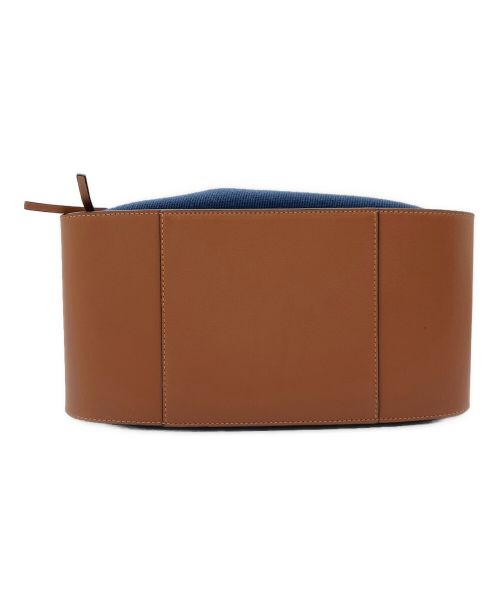 LOEWE（ロエベ）LOEWE (ロエベ) ハンモック スモール タン×ネイビー サイズ:スモールの古着・服飾アイテム