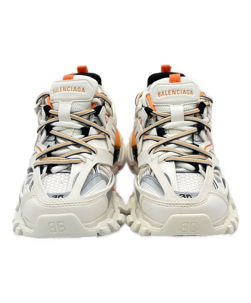 BALENCIAGA（バレンシアガ）BALENCIAGA (バレンシアガ) TRACK TRAINER ホワイト×オレンジ サイズ:24cm(US 6)の古着・服飾アイテム