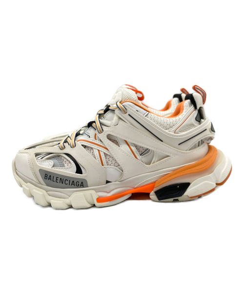 BALENCIAGA（バレンシアガ）BALENCIAGA (バレンシアガ) TRACK TRAINER ホワイト×オレンジ サイズ:24cm(US 6)の古着・服飾アイテム