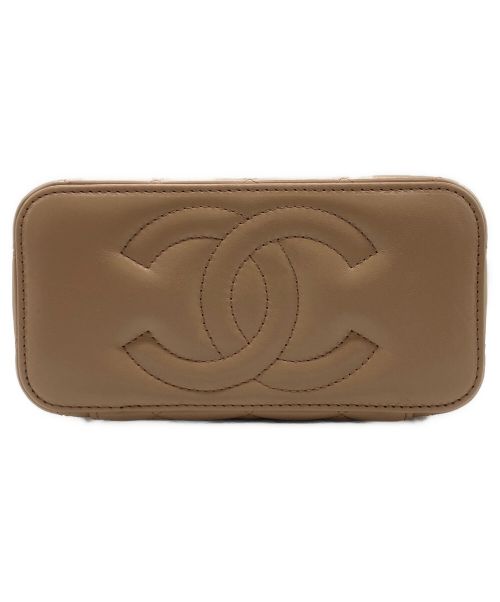 CHANEL（シャネル）CHANEL (シャネル) バニティバッグ ベージュの古着・服飾アイテム