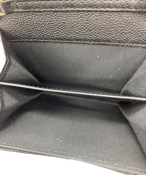 CHANEL（シャネル）CHANEL (シャネル) チェーンショルダーウォレット ブラック×ゴールドの古着・服飾アイテム