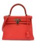 HERMES（エルメス）の古着「ケリー28 内縫い」｜ピンク