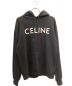 CELINE（セリーヌ）の古着「ロゴフーディー」｜ブラック