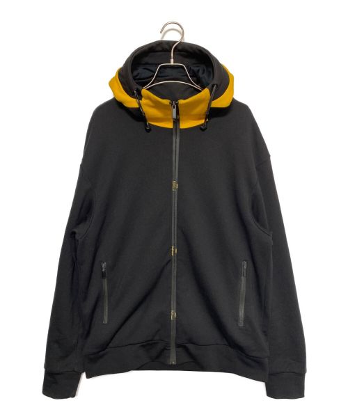 FENDI（フェンディ）FENDI (フェンディ) 止水ジップロゴフーディー ブラック サイズ:Lの古着・服飾アイテム