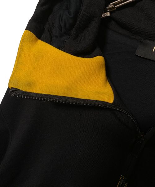 FENDI（フェンディ）FENDI (フェンディ) 止水ジップロゴフーディー ブラック サイズ:Lの古着・服飾アイテム