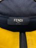 FENDI (フェンディ) 止水ジップロゴフーディー ブラック サイズ:L：42800円
