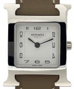 HERMESエルメス）の古着「HウォッチPM」｜ホワイト