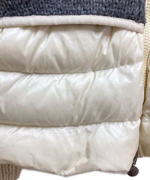 MONCLER（モンクレール）MONCLER (モンクレール) MAGLIONE TRICOT CARDIGAN ベージュ サイズ:Mの古着・服飾アイテム