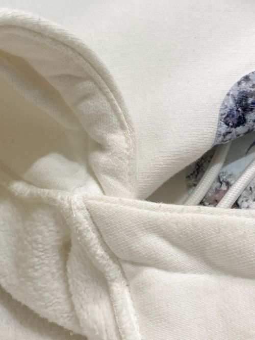 Dior（ディオール）Dior (ディオール) ×Daniel Arsham 2020SS Molton Cotton Hoodie  ホワイト サイズ:Ｌの古着・服飾アイテム