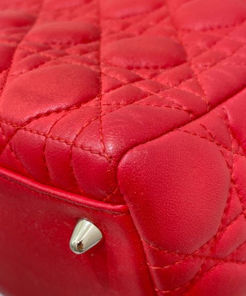 Christian Dior（クリスチャン ディオール）Christian Dior (クリスチャン ディオール) LADY DIOR ミディアム コライユ(赤系ピンク) サイズ:ミディアムの古着・服飾アイテム