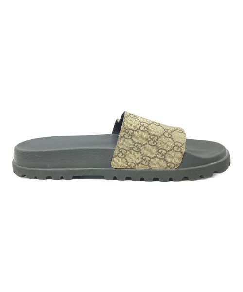 GUCCI（グッチ）GUCCI (グッチ) GGタイガーサンダル ベージュ サイズ:SIZE 11の古着・服飾アイテム