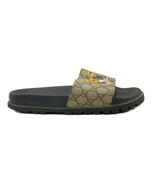 GUCCI（グッチ）GUCCI (グッチ) GGタイガーサンダル ベージュ サイズ:SIZE 11の古着・服飾アイテム