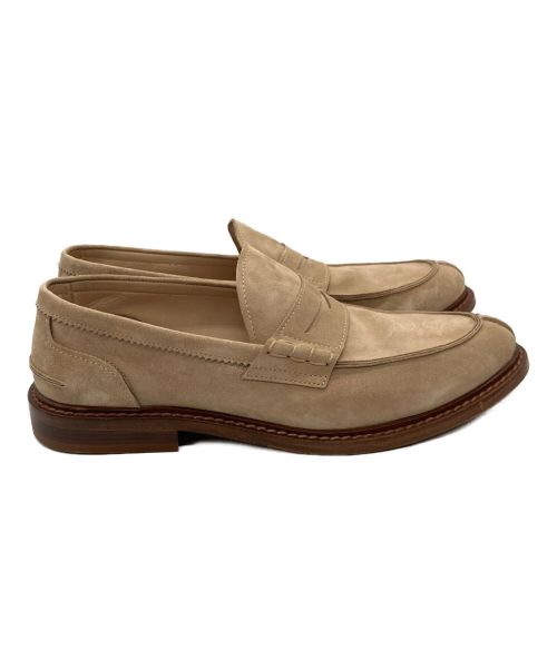 BRUNELLO CUCINELLI（ブルネロクチネリ）BRUNELLO CUCINELLI (ブルネロクチネリ) スウェードローファー タバコ サイズ:41 1/2の古着・服飾アイテム
