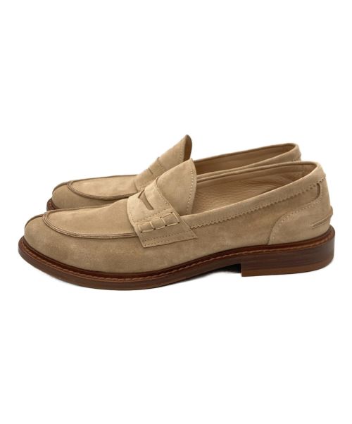 BRUNELLO CUCINELLI（ブルネロクチネリ）BRUNELLO CUCINELLI (ブルネロクチネリ) スウェードローファー タバコ サイズ:41 1/2の古着・服飾アイテム