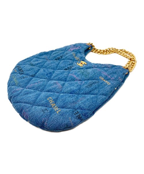CHANEL（シャネル）CHANEL (シャネル) マキシデニムホーボーバッグ スカイブルー サイズ:-の古着・服飾アイテム
