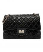 CHANELシャネル）の古着「2.55チェーンショルダーバッグ」｜ブラック