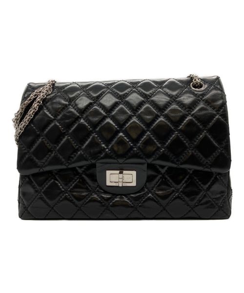 CHANEL（シャネル）CHANEL (シャネル) 2.55チェーンショルダーバッグ ブラックの古着・服飾アイテム