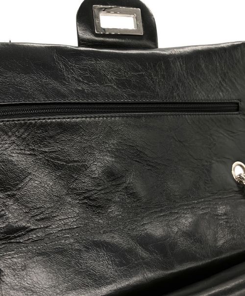 CHANEL（シャネル）CHANEL (シャネル) 2.55チェーンショルダーバッグ ブラックの古着・服飾アイテム
