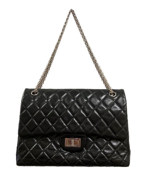 CHANEL（シャネル）CHANEL (シャネル) 2.55チェーンショルダーバッグ ブラックの古着・服飾アイテム