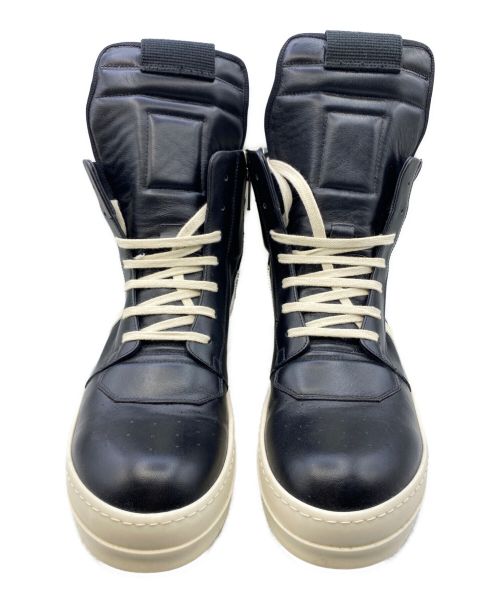 RICK OWENS（リックオウエンス）RICK OWENS (リック オウエンス) GEOBASKET LPO ブラック×ホワイト サイズ:42の古着・服飾アイテム