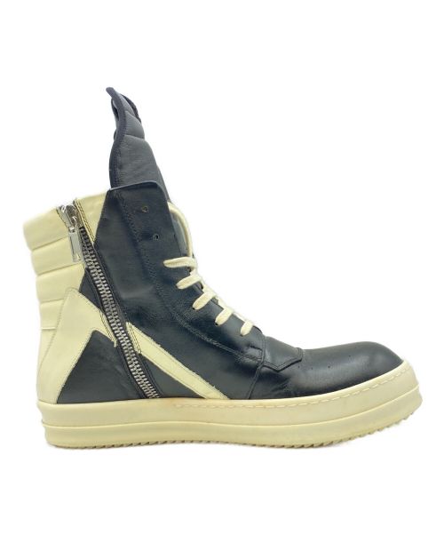 RICK OWENS（リックオウエンス）RICK OWENS (リック オウエンス) GEOBASKET LPO ブラック×ホワイト サイズ:42の古着・服飾アイテム
