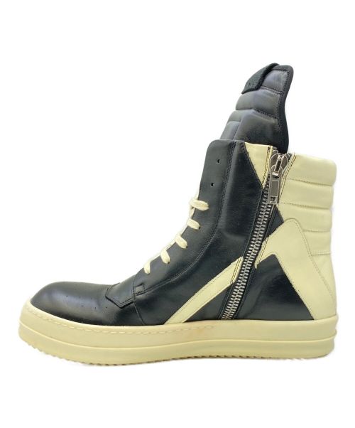 RICK OWENS（リックオウエンス）RICK OWENS (リック オウエンス) GEOBASKET LPO ブラック×ホワイト サイズ:42の古着・服飾アイテム
