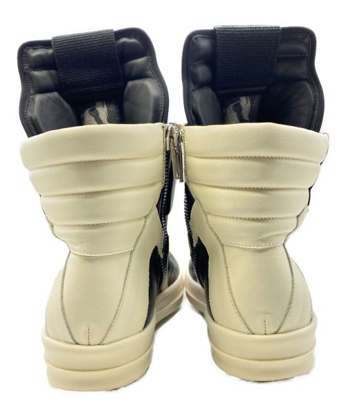 RICK OWENS（リックオウエンス）RICK OWENS (リック オウエンス) GEOBASKET LPO ブラック×ホワイト サイズ:42の古着・服飾アイテム
