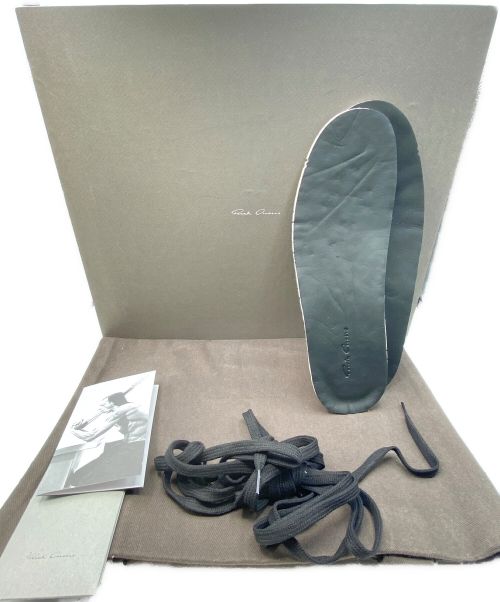 RICK OWENS（リックオウエンス）RICK OWENS (リック オウエンス) GEOBASKET LPO ブラック×ホワイト サイズ:42の古着・服飾アイテム