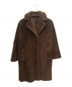 Max Mara WEEK END LINEマックスマーラ ウイークエンドライン）の古着「シングルボアコート」｜ブラウン