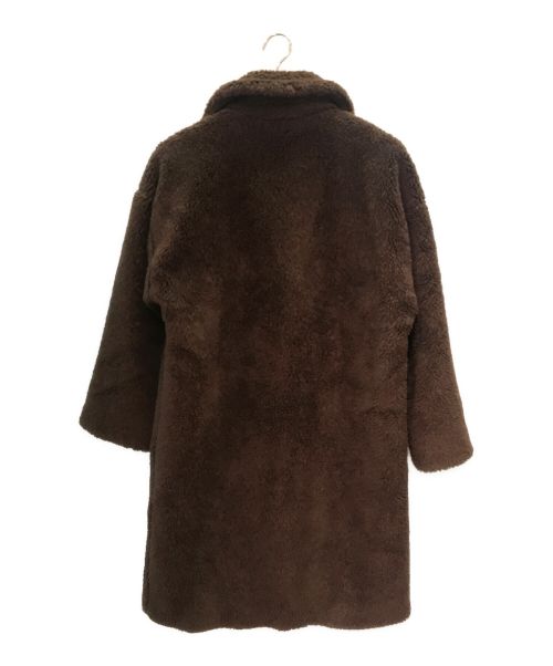 Max Mara WEEK END LINE（マックスマーラ ウイークエンドライン）Max Mara WEEK END LINE (マックスマーラ ウイークエンドライン) シングルボアコート ブラウン サイズ:36の古着・服飾アイテム