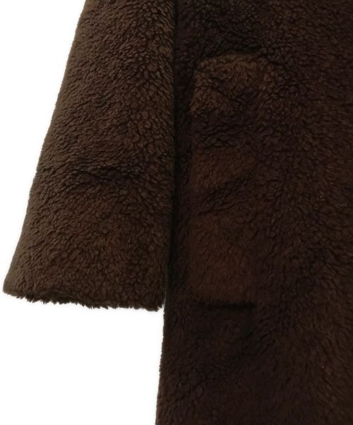 Max Mara WEEK END LINE（マックスマーラ ウイークエンドライン）Max Mara WEEK END LINE (マックスマーラ ウイークエンドライン) シングルボアコート ブラウン サイズ:36の古着・服飾アイテム