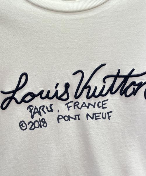 LOUIS VUITTON（ルイ ヴィトン）LOUIS VUITTON (ルイ ヴィトン) フロントロゴカットソー ホワイト サイズ:Sの古着・服飾アイテム