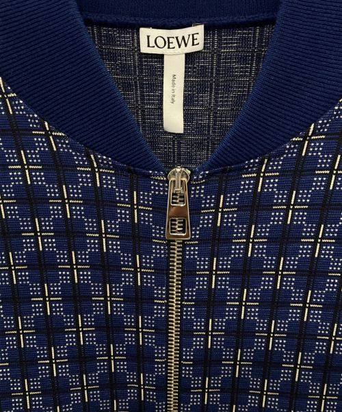 LOEWE（ロエベ）LOEWE (ロエベ) ボンバージャケット ブルー サイズ:Ｓの古着・服飾アイテム