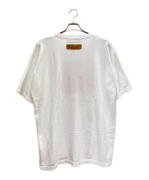 LOUIS VUITTON（ルイ ヴィトン）LOUIS VUITTON (ルイ ヴィトン) フラワーミックス半袖ニット ホワイト サイズ:XXLの古着・服飾アイテム