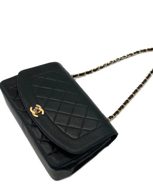 CHANEL（シャネル）CHANEL (シャネル) ダイアナショルダーバッグ ブラック サイズ:25の古着・服飾アイテム