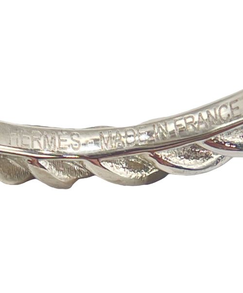 HERMES（エルメス）HERMES (エルメス) CORD H スカーフリング シルバー サイズ:20号の古着・服飾アイテム