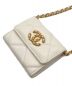 CHANEL (シャネル) マトラッセショルダーミニウォレット ホワイト：280000円