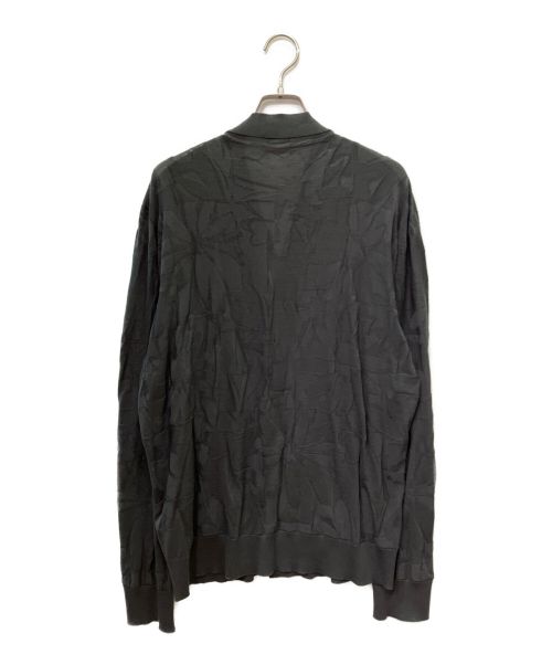 HERMES（エルメス）HERMES (エルメス) ウールカーディガン グレー サイズ:Lの古着・服飾アイテム