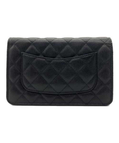 CHANEL（シャネル）CHANEL (シャネル) キャビアスキン ショルダーバッグ ブラック サイズ:-の古着・服飾アイテム