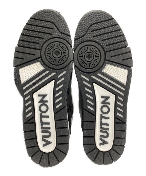 LOUIS VUITTON（ルイ ヴィトン）LOUIS VUITTON (ルイ ヴィトン) トレイナー・ライン スニーカー グレー サイズ:8の古着・服飾アイテム